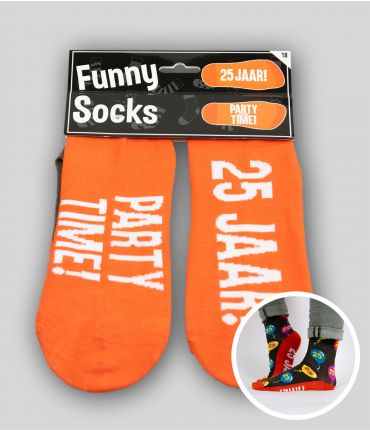 Funny socks 25 jaar