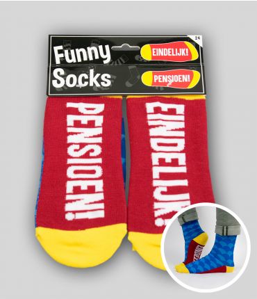 Funny socks Eindelijk met Pensioen