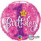 Folie helium ballon 1st Birthday roze