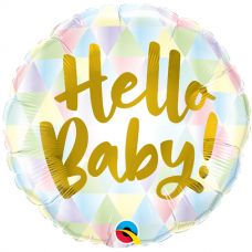Folie helium ballon Hello Baby!