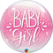 Bubble helium ballon Baby Girl