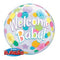Bubble helium ballon Welcome Baby