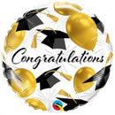 Folie ballon Congratulations gold