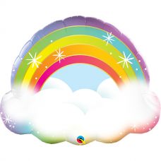 Folie helium ballon Shape Rainbow Cloud  81cm