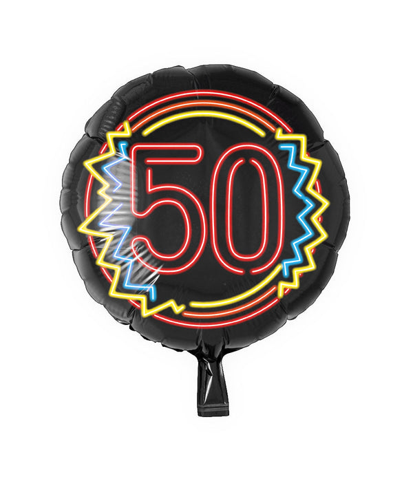Folie helium ballon Neon 50