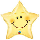Folie ballon Smiley Face Star