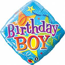 Folie helium ballon Happy Birthday Boy