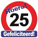 Verkeersbord / Huldeschild 16, 18, 21, 25, 30, 40, 50, 60, 65, 70, 80, 90 en 100