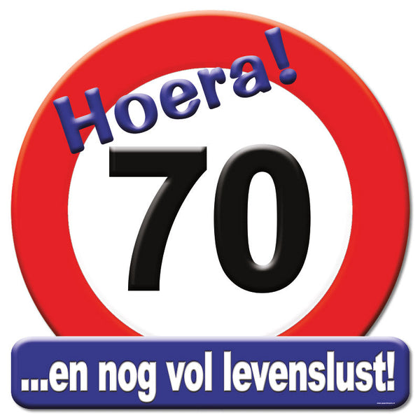 Verkeersbord / Huldeschild 16, 18, 21, 25, 30, 40, 50, 60, 65, 70, 80, 90 en 100