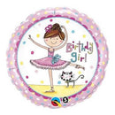 Folie helium ballon Birthday Girl