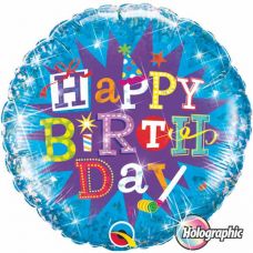 Folie helium ballon Happy Birthday