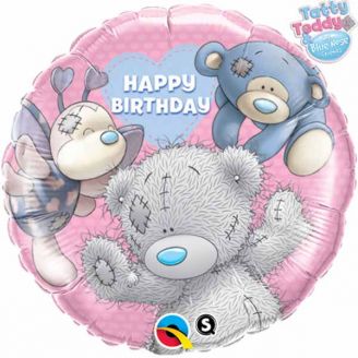 Folie helium ballon Happy Birthday Tatty Teddy