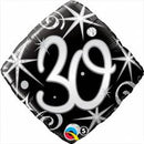 Folie ballon 30 jaar Sparkles & S