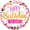 Folie helium ballon Happy Birthday to you