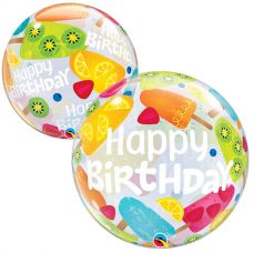 Bubble helium ballon Happy Birthday Frozen Treats