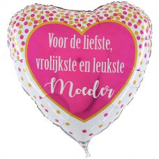 Folie helium ballon voor de liefste moeder