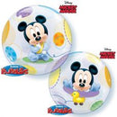 Bubble helium ballon Baby Mickey Mouse