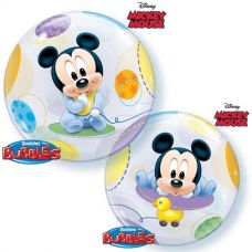 Bubble helium ballon Baby Mickey Mouse