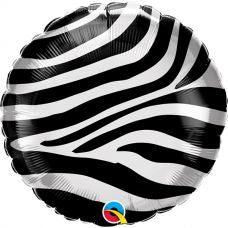 Folie helium ballon zebra print