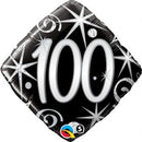 Folie ballon 100 jaar Sparkles & S