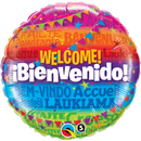 Folie helium ballon Welcome Bienvenido