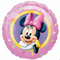 Folie helium ballon Minnie Mouse roze
