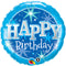 Folie helium ballon Happy Bday Sparkle XL
