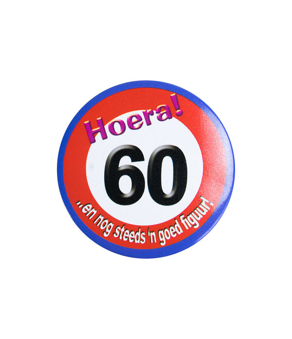 Button klein Verkeersbord