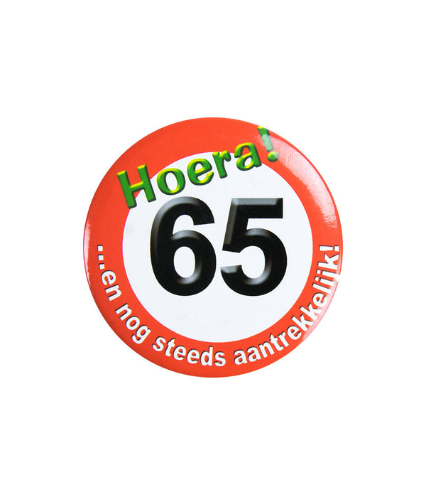 Button klein Verkeersbord