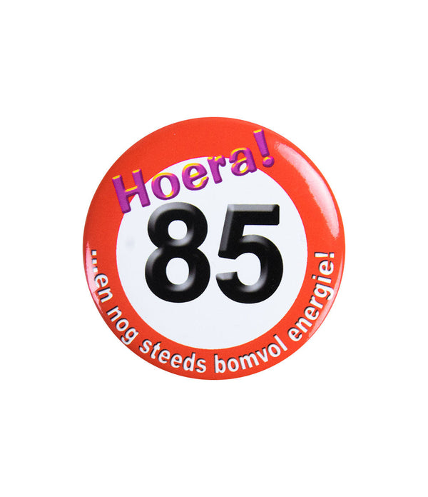 Button klein Verkeersbord
