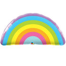 Folie helium ballon Shape Rainbow pastel  91cm