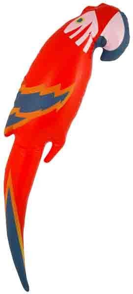 Papegaai opblaasbaar 75 cm