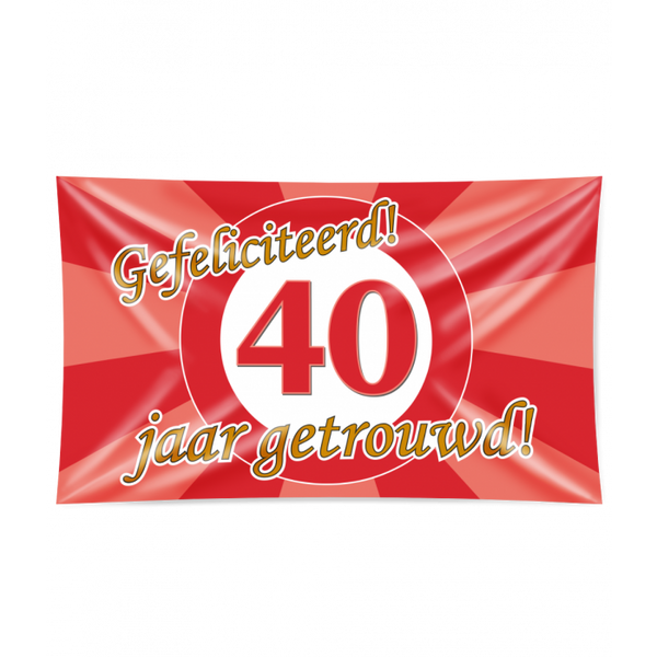 Gevelvlag 40 Jaar Getrouwd