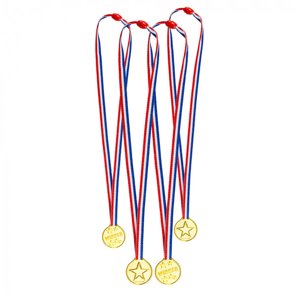 Medailles 4 stuks