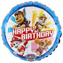 Folie helium ballon Paw Patrol H Birthday