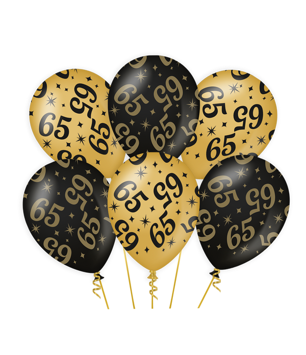 Ballonnen Classy gold/black 6s