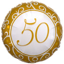 Folie helium ballon 50th Anniversary