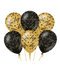 Ballonnen Classy gold/black-Pensioen 6st