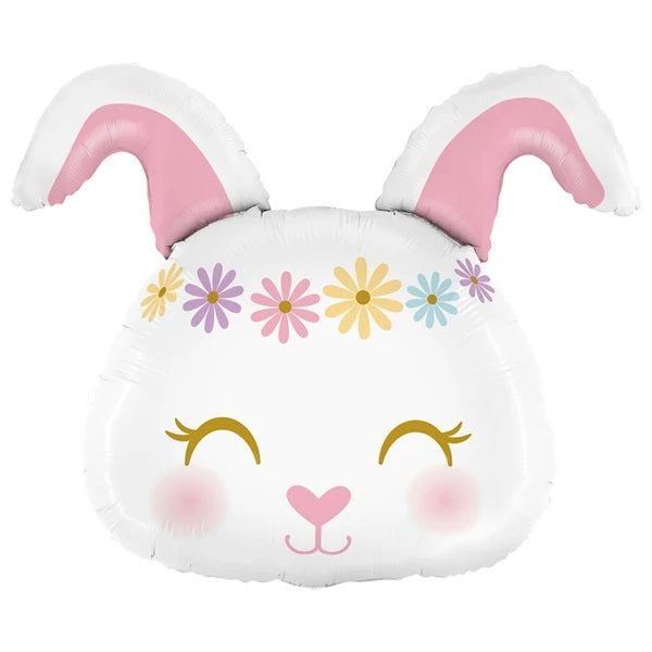 Folie helium ballon Shape Hippie Bunny (79cm)