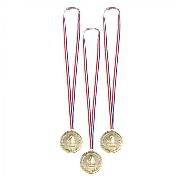 Medailles "1" , 3 stuks groot
