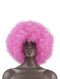 Afro pruik roze