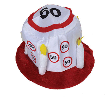Verjaardagshoed verkeer 50