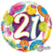 Folie helium ballon 21 jaar Dots & Glitz