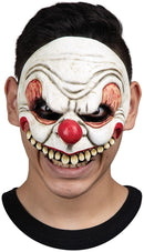 Half gezichtsmasker Creepy Clown