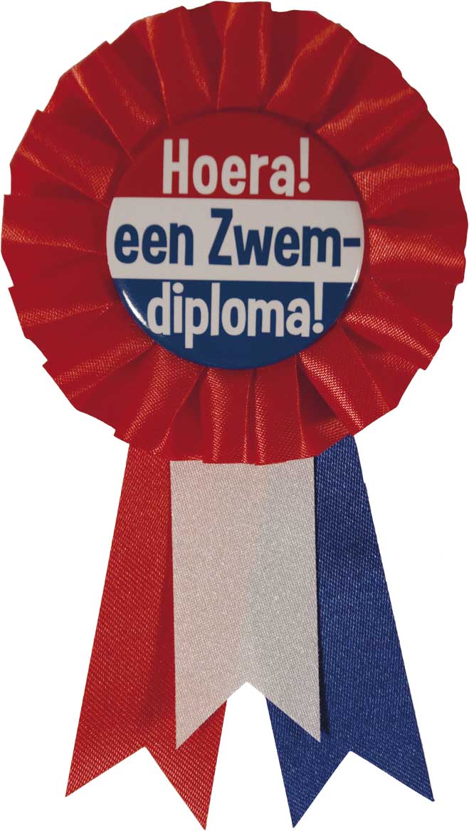 Rozet  button Zwemdiploma