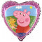 Folie helium ballon Peppa Pig & Teddy