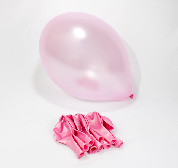 Ballonnen Metallic Pink  B105 10 stuks