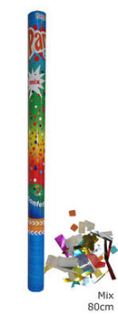 Confetti kanon 80 cm mix color
