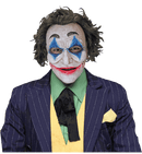 Masker met haar The Joker / Crazy Jack Clown