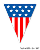 Amerikaanse Vlaggenlijn Stars and stripes USA  5 meter